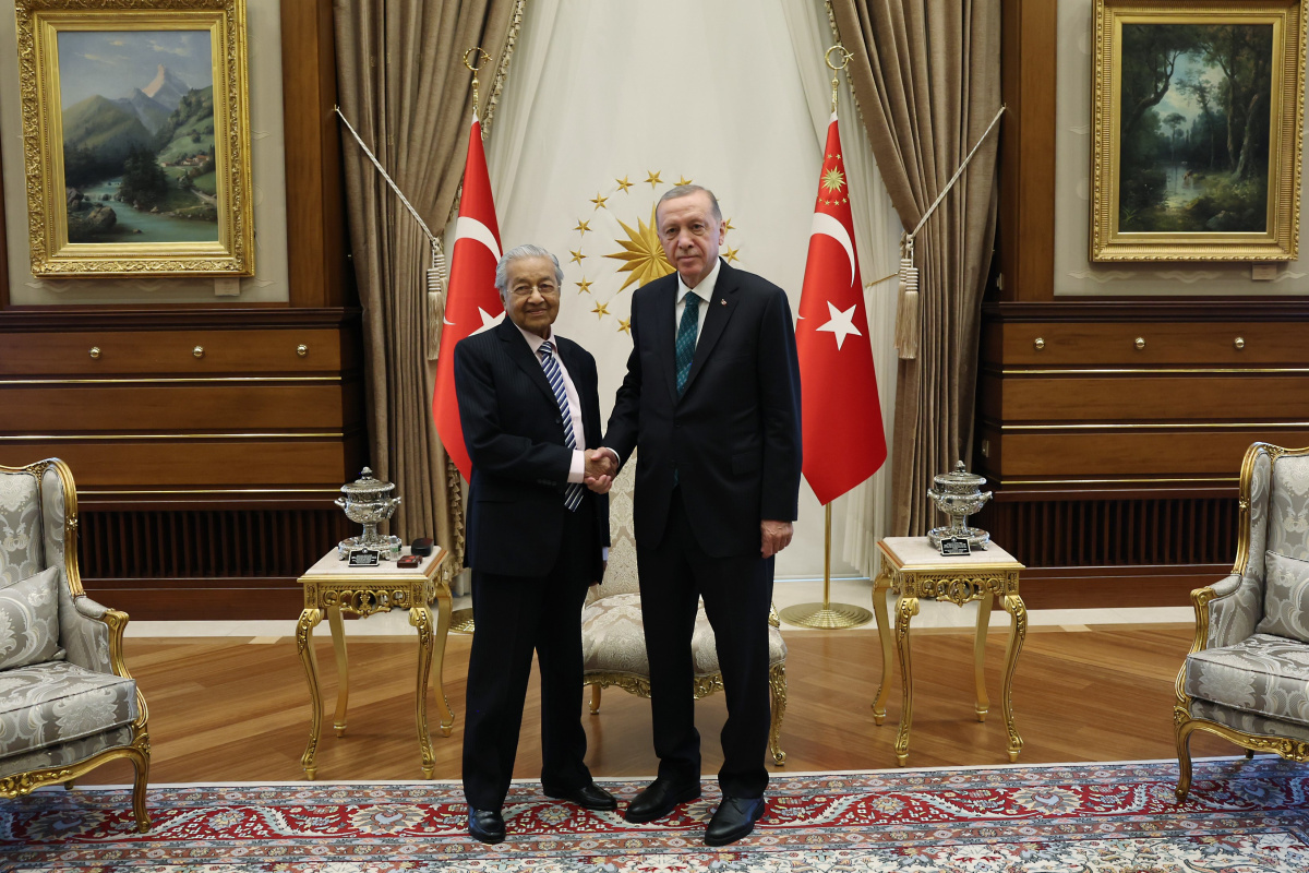 Cumhurbaşkanı Erdoğan, Malezya eski Başbakanı Muhammed&#039;i kabul etti