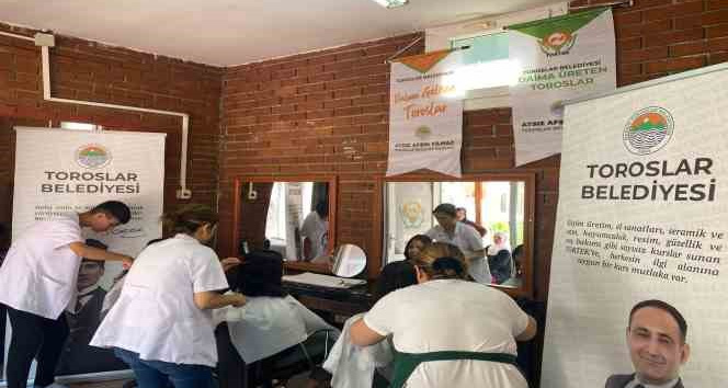 Toroslar’da özel bireylere kuaförlük hizmeti