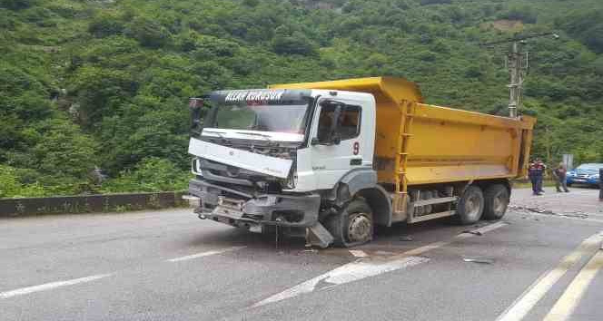 Giresun’da trafik kazası: 1 ölü
