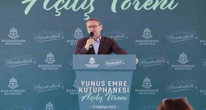 Başakşehir’de Yunus Emre Kütüphanesi açıldı