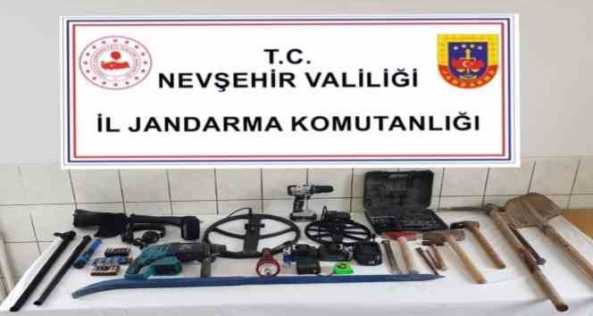 Kaçak kazı yapanlar suçüstü yakalandı