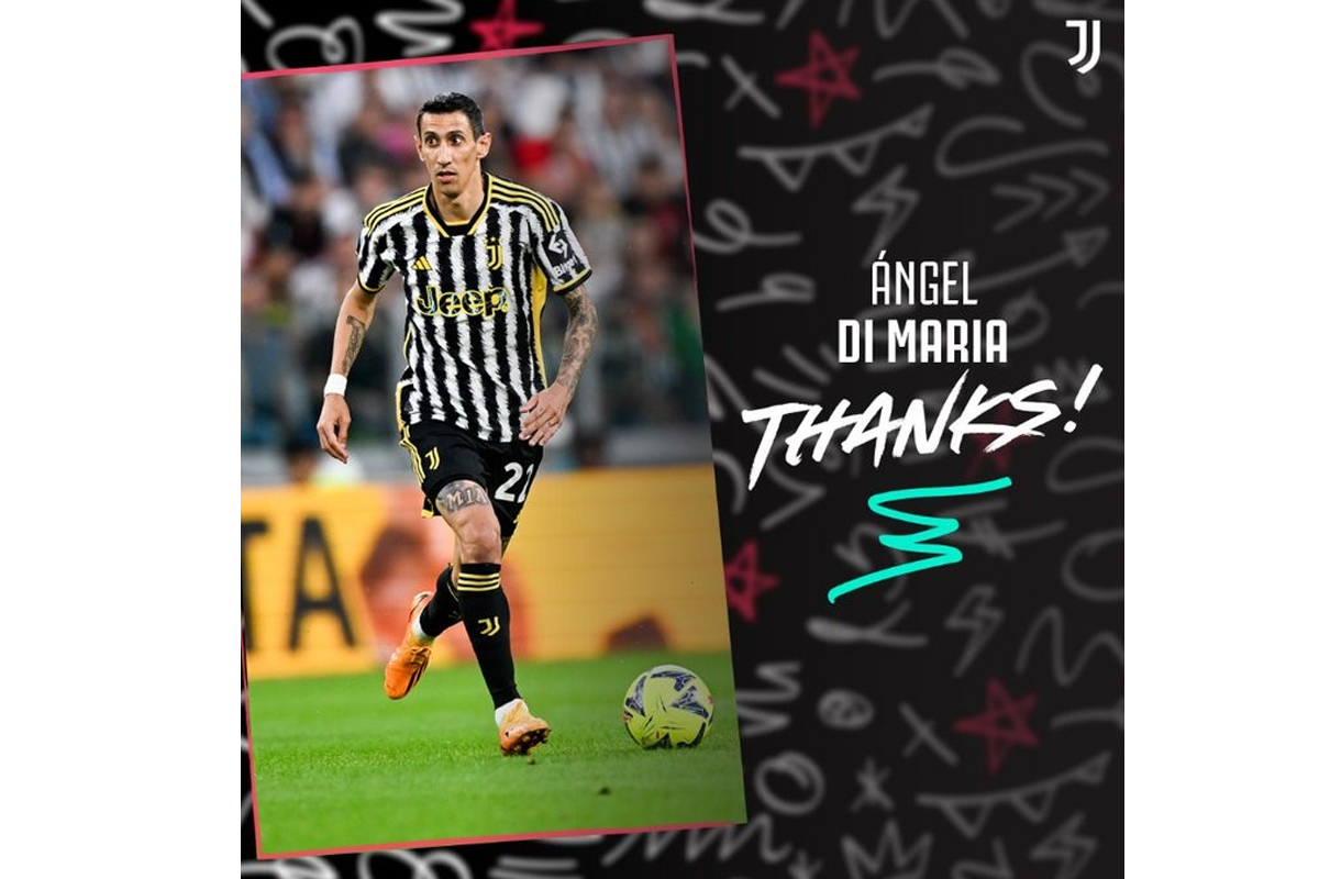 Juventus&#039;tan Angel Di Maria&#039;ya teşekkür