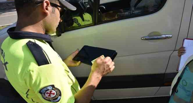 Ordu’da bir haftada yaklaşık 10 bin araç denetlendi