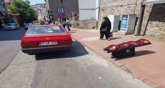 Ekipler ses tesisatını söktü, ceza yazdı