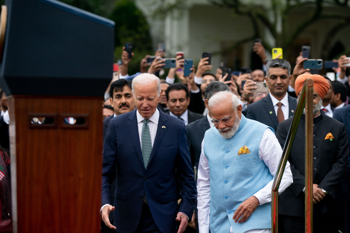 Biden, Modi'yi Beyaz Saray'da ağırladı