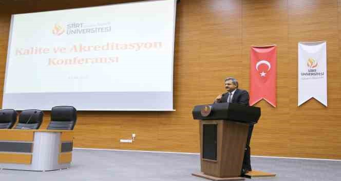 Kalite ve akreditasyon konferansına katıldı