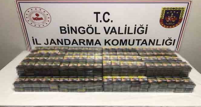 Bingöl’de 720 paket kaçak sigara ele geçirildi