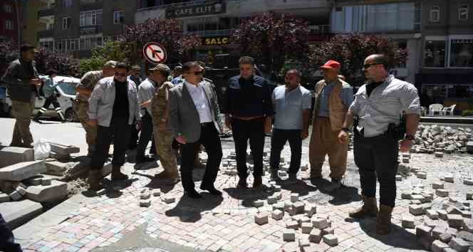 Vali Akbıyık çalışmaları denetledi