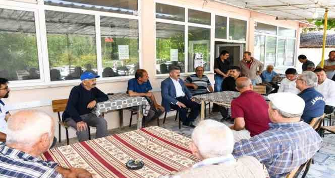 Vali Ergün’ün köylülerle bir araya geldi