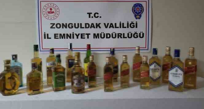 Zonguldak’ta sahte içki operasyonu