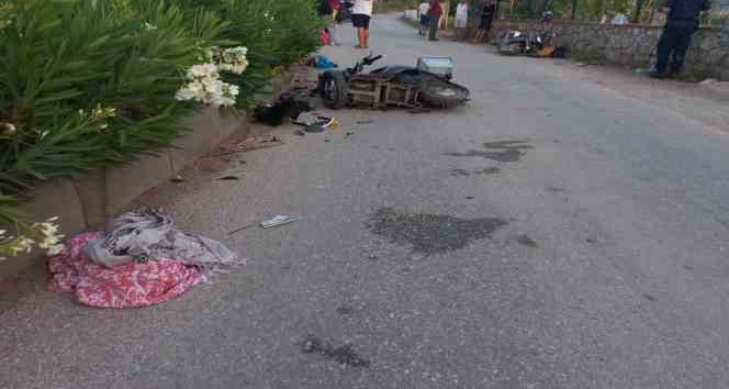 Marmaris’te motor kazası: 1 ölü