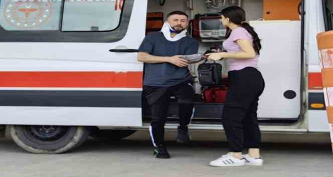 İnegölspor Başkanı Osman Sevim kaza yaptı