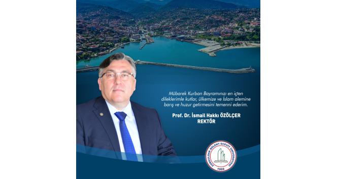 Rektör Özölçer’den Kurban Bayramı Mesajı