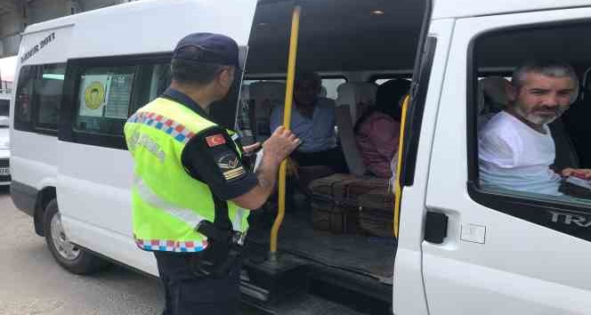Ağrı’da Jandarmadan trafik denetimi