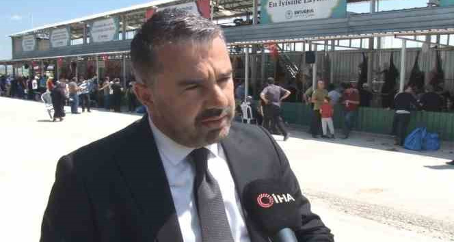 Pursaklar Belediyesi kurban kesim alanında saatte 40 büyükbaş hayvan teslim ediliyor