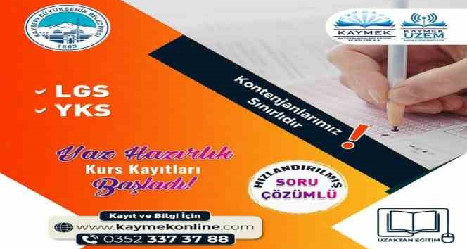 Büyükşehir KAYMEK’in UZEM Kurs Kayıtları sürüyor