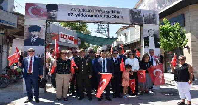 Atatürk’ün Urla’ya gelişinin 97. yılı coşkuyla kutlandı