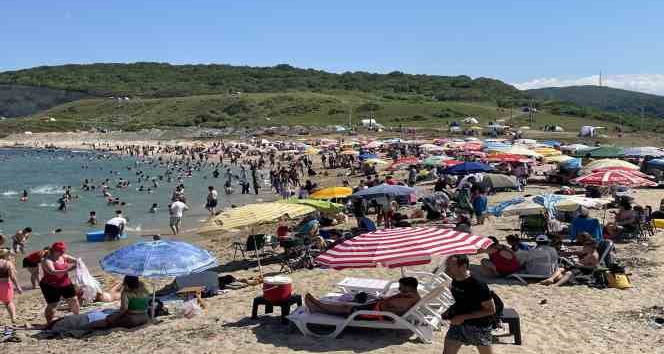 Kırklareli plajlarında bayram tatili yoğunluğu