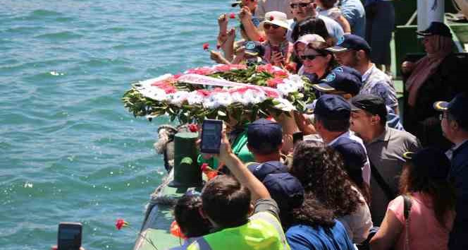 Giresun’da Denizcilik ve Kabotaj Bayramında 102 yıl önce batan gemideki şehitler anıldı