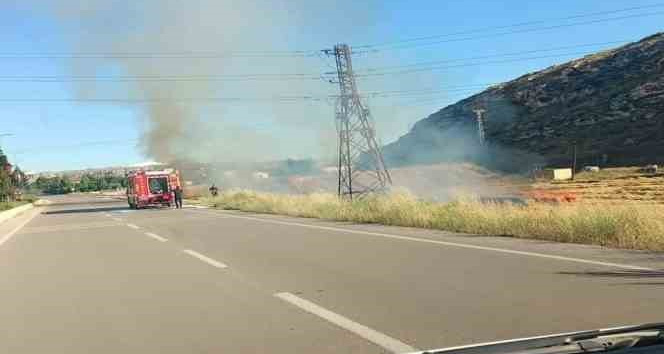 Ankara’da tarım arazisinde yangın