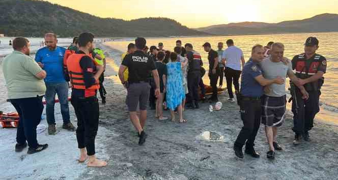 Yasak bölgede girdiği Salda Gölü’nde akıntıya kapılan kız çocuğu hayatını kaybetti