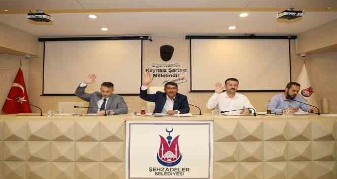 Şehzadeler Belediyesi temmuz ayı meclis toplantısı yapıldı