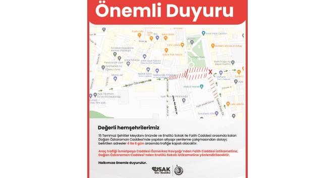 Uşak’ta bazı yollar trafiğe kapandı