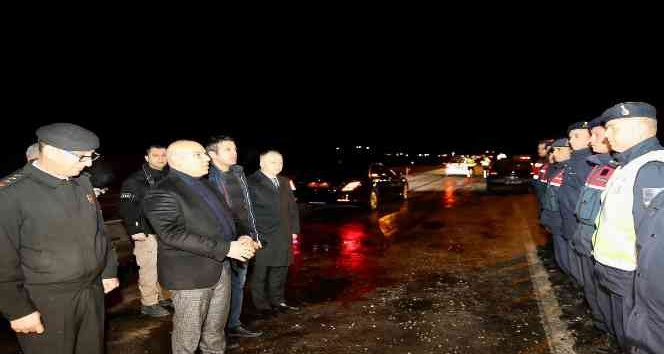 Niğde protokolünden görevlilere yılbaşı ziyareti
