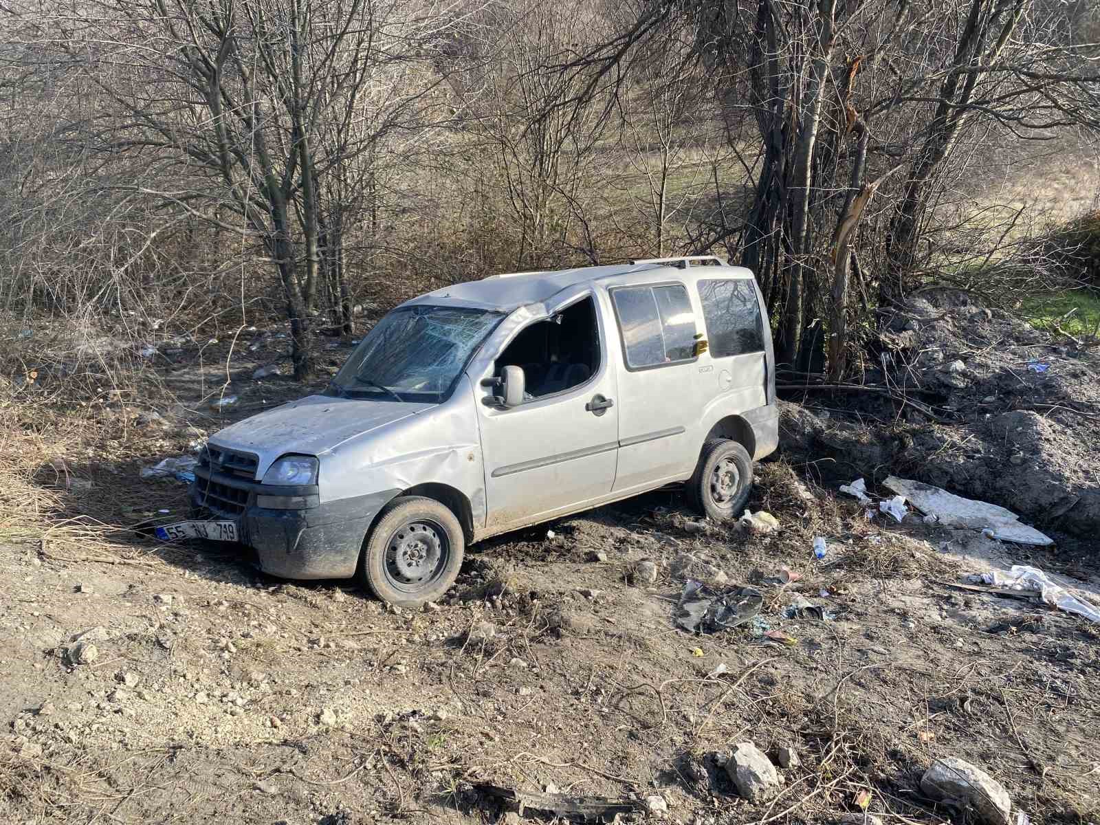 Kavak’ta trafik kazası: 2 yaralı