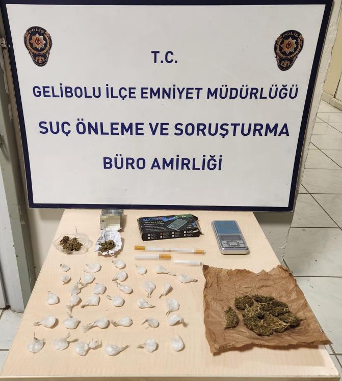 Gelibolu’da uyuşturucu operasyonunda 1 tutuklama