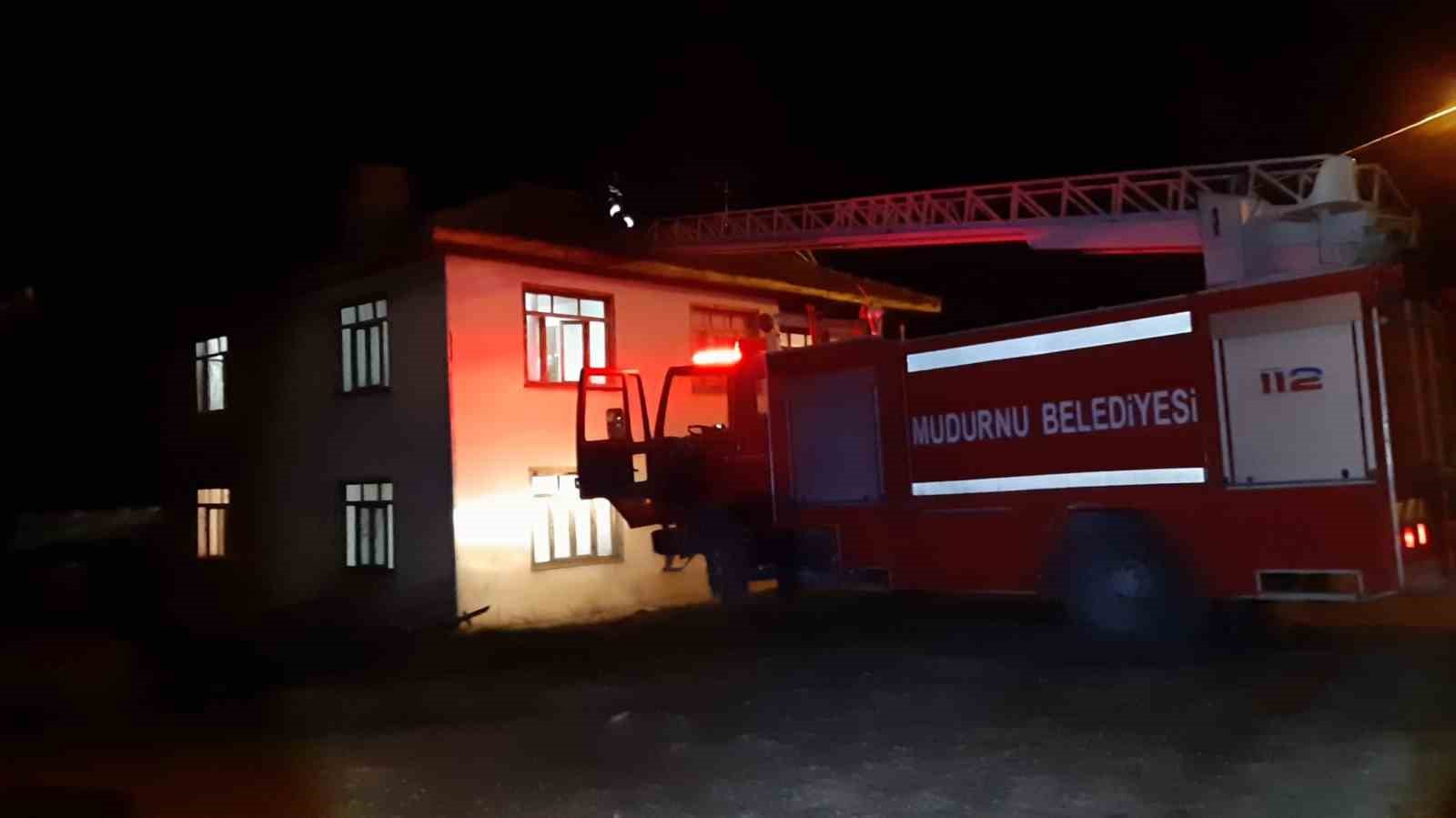 Baca yangınına erken müdahale faciayı önledi

