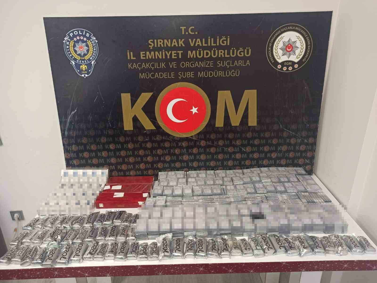 Şırnak’ta kaçakçılık ve asayiş operasyonu: 53 gözaltı