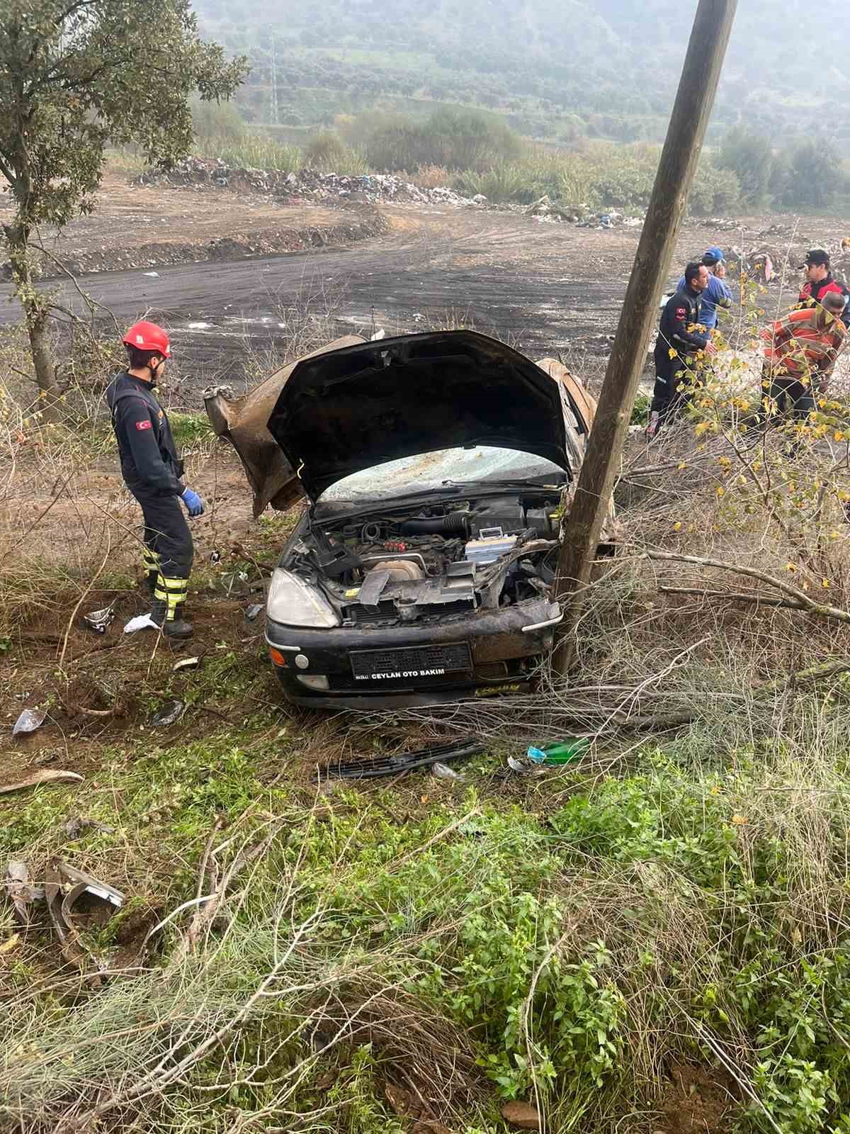 Babasını hastaneye kaldırırken, kendi de hastanelik oldu 