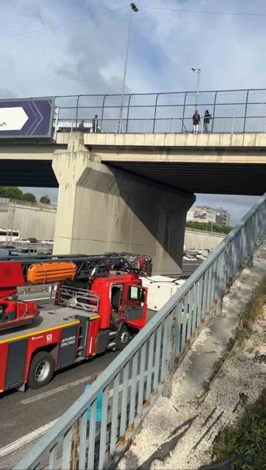 TEM Otoyolu’nda yaşanan intihar girişiminin altından dram çıktı
