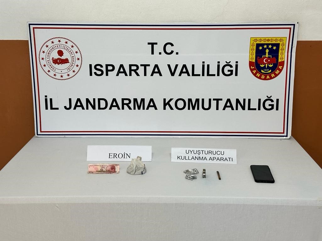 Isparta’da uyuşturucu operasyonu: 1 kişi tutuklandı