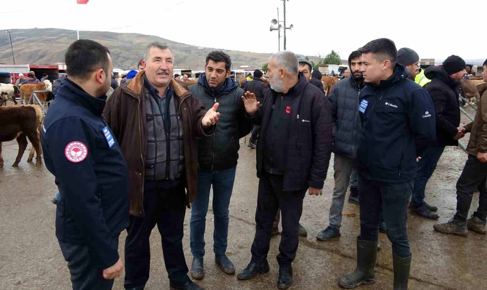 Yozgat’ta canlı hayvan pazarlarında sıkı denetim