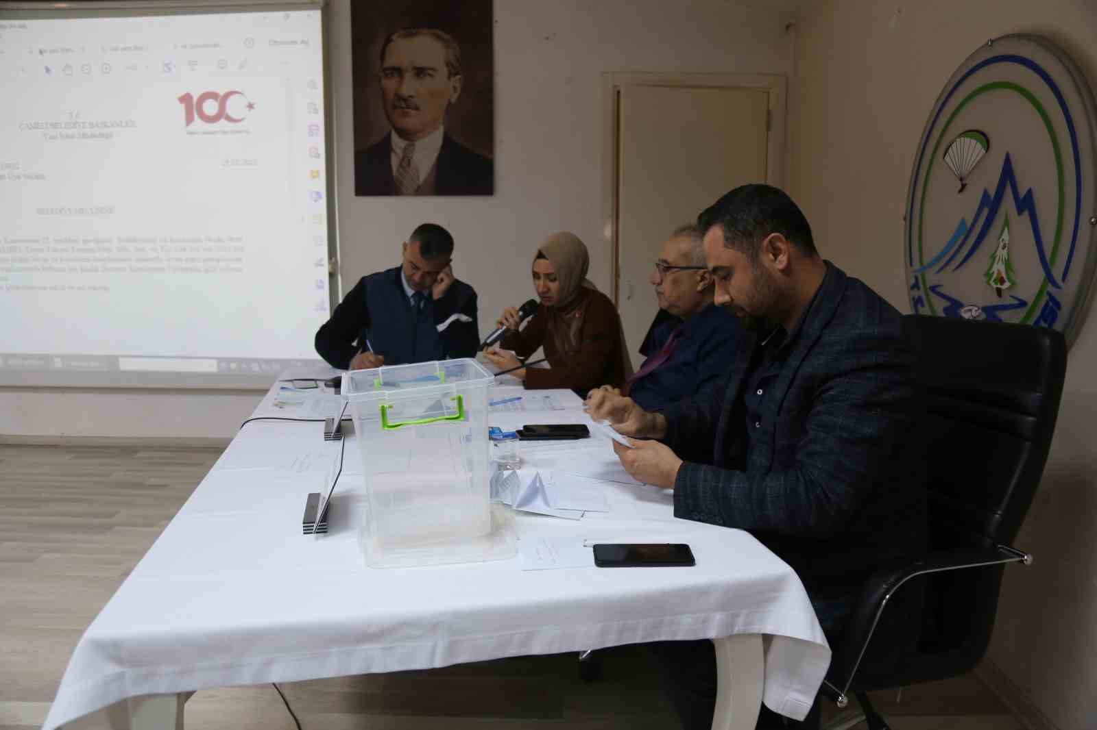 Çameli Belediye Meclis yeni yılın ilk toplantısını yaptı
