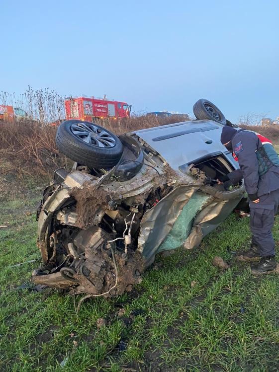 L&uuml;leburgaz&rsquo;da trafik kazası: 1 &ouml;l&uuml;
