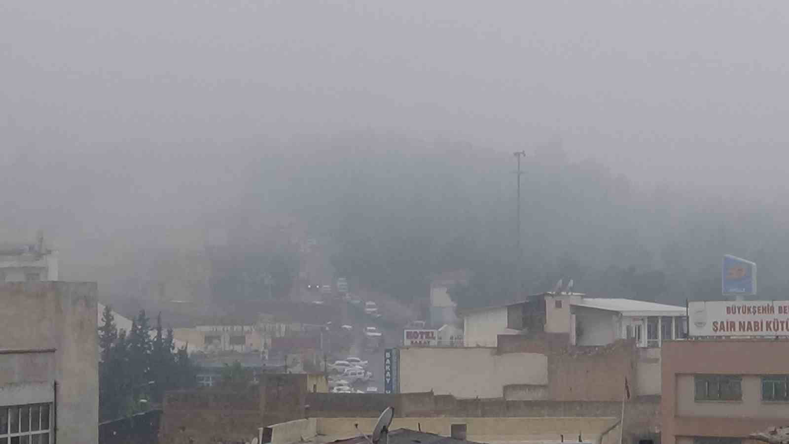 Şanlıurfa’da sis ve yağış etkili oluyor