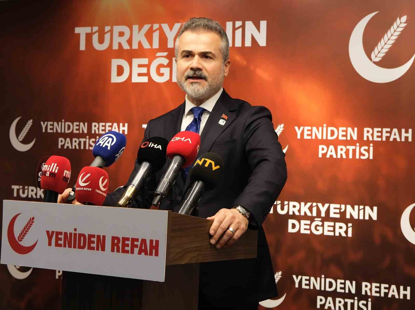 Yeniden Refah Partisi Genel Başkan Yardımcısı Kılıç: "(Yerel seçimlerde ittifak) AK Parti heyeti randevu istedi, yarın akşam görüşme yapılacak"
