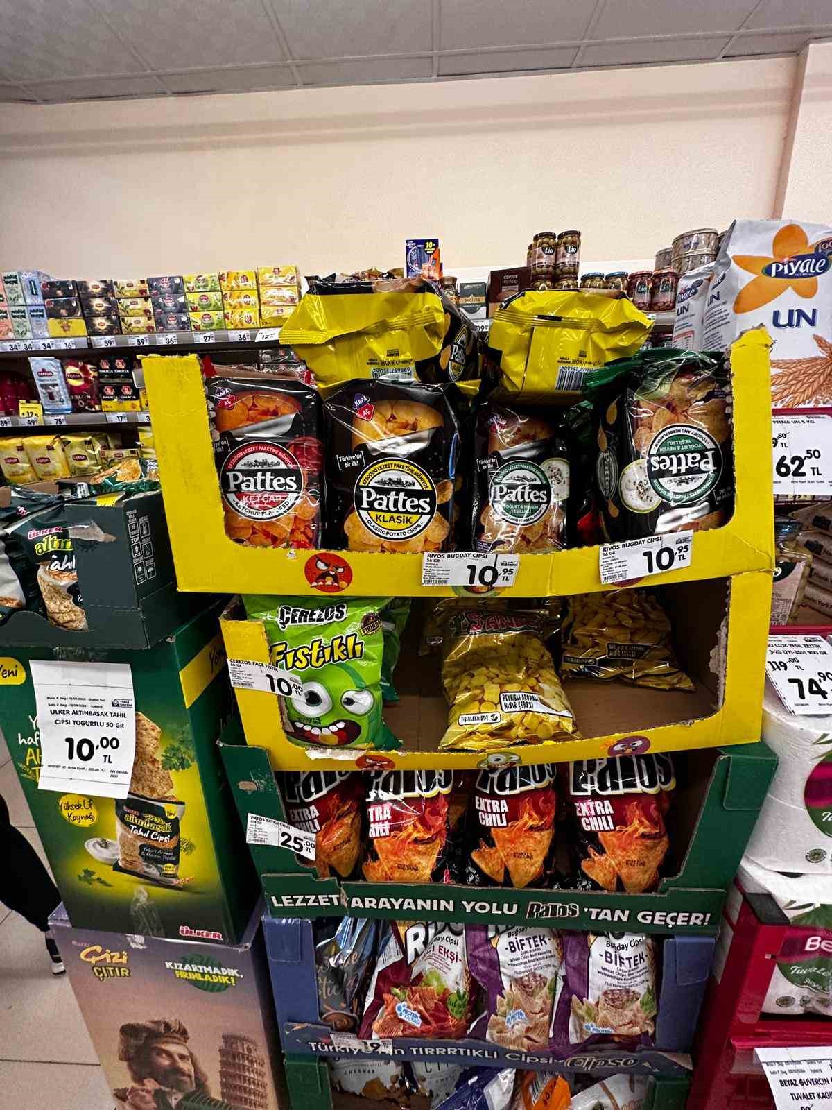 ŞOK marketin rafında cips 10,95, kasada 19,90 TL
