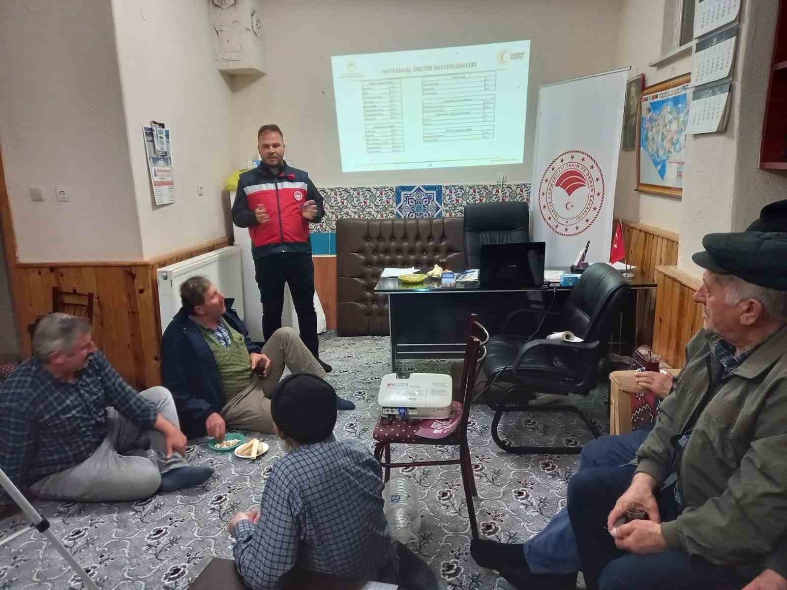 Kütahya’da çiftçi toplantısı