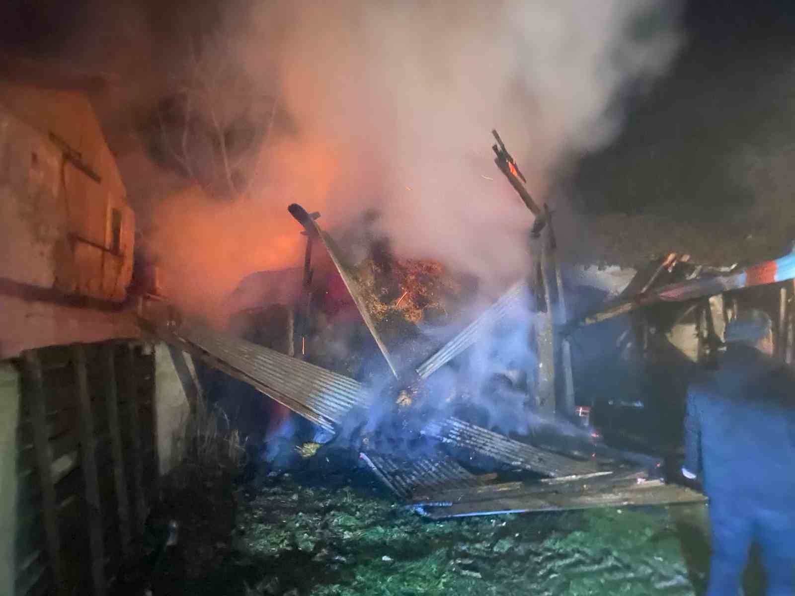 Erbaa&rsquo;da &Ccedil;ıkan Yangın Evlere Sı&ccedil;ramadan S&ouml;nd&uuml;r&uuml;ld&uuml;
