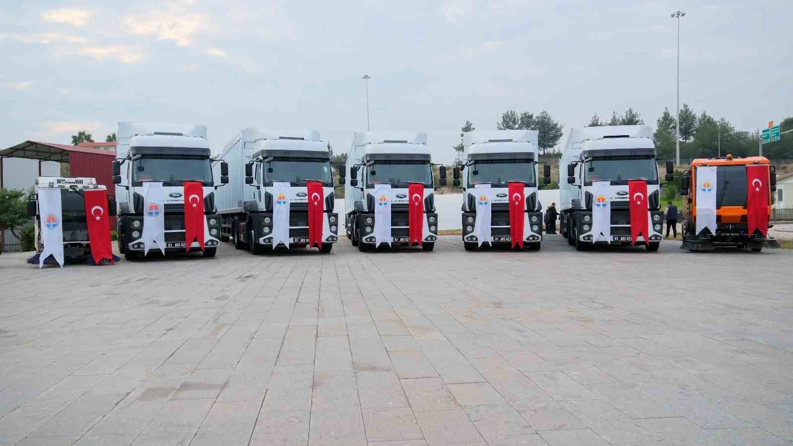 Adana Büyükşehir Belediyesi filosuna 5 yeni araç daha ekledi
