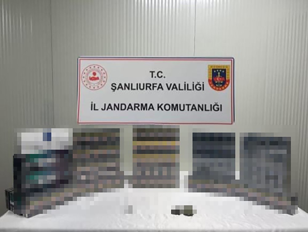 Şanlıurfa’da  bin 240 paket kaçak sigara ele geçirildi