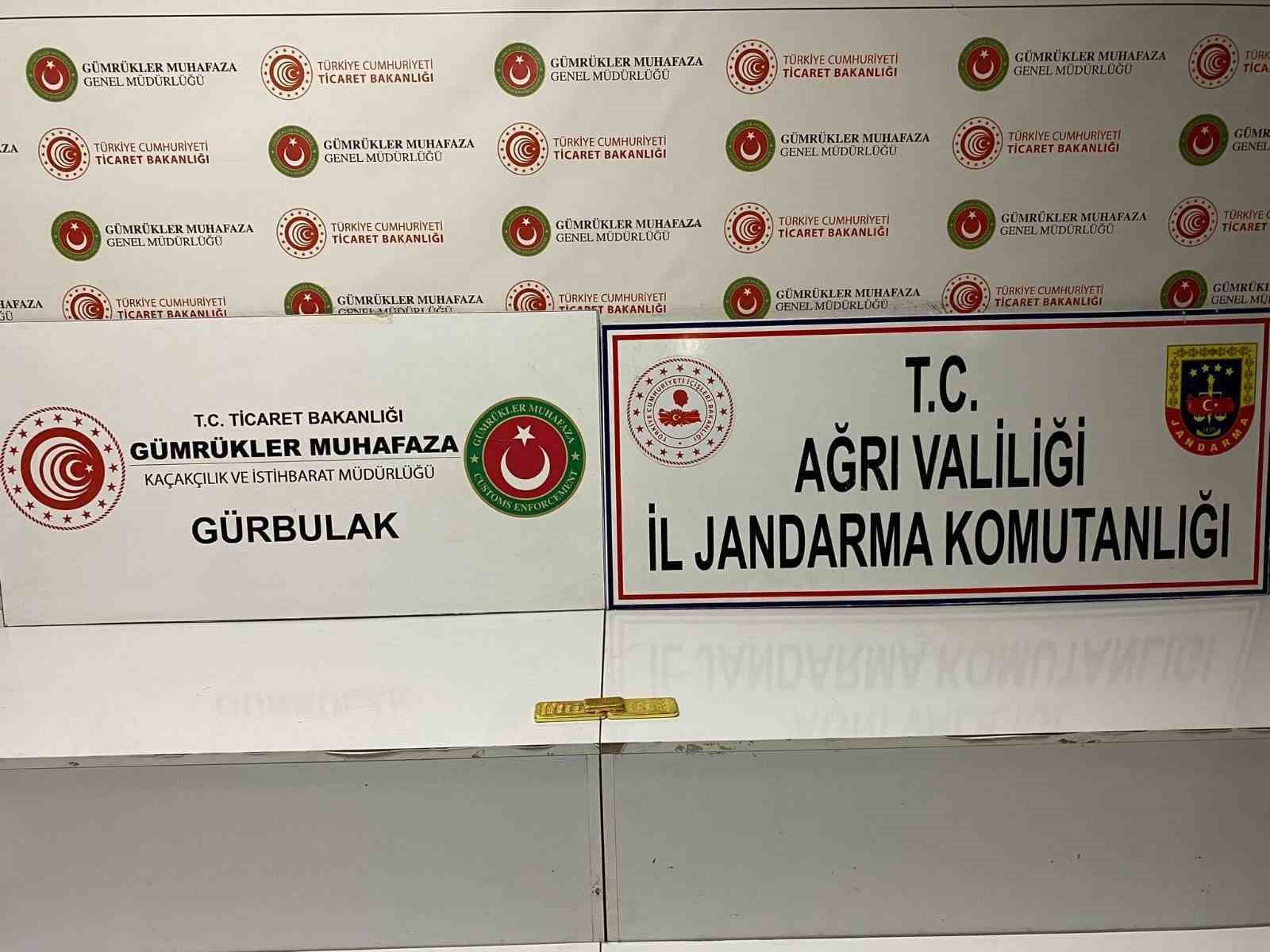 Ağrı&rsquo;da piyasa değeri 27 milyon 300 bin değerinde altın yakalandı
