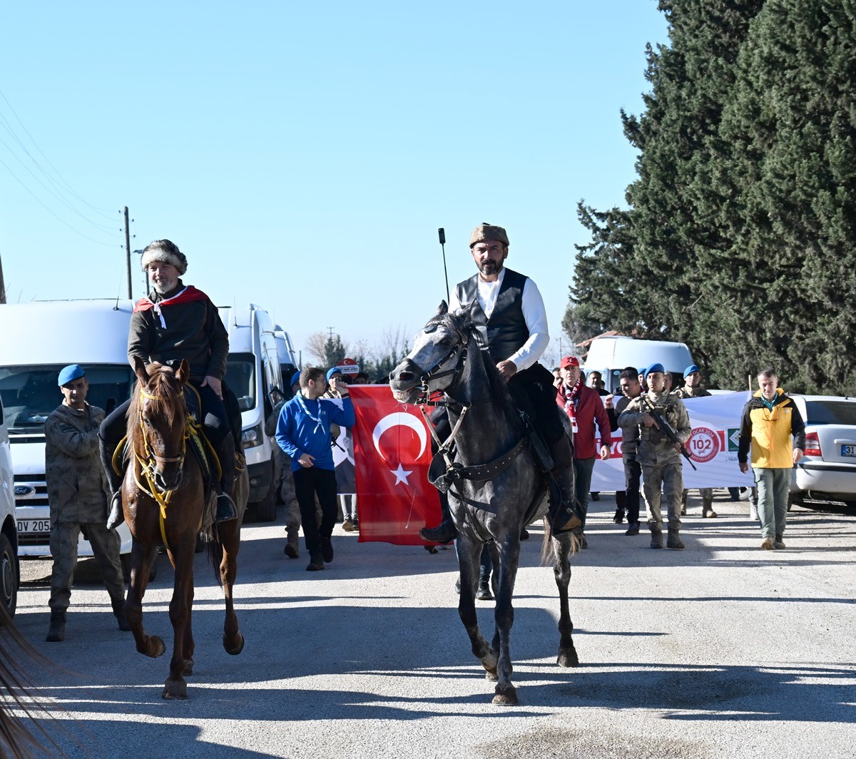 Osmaniye’de "Osmaniye Şehitlerine Yürüyor” programı
