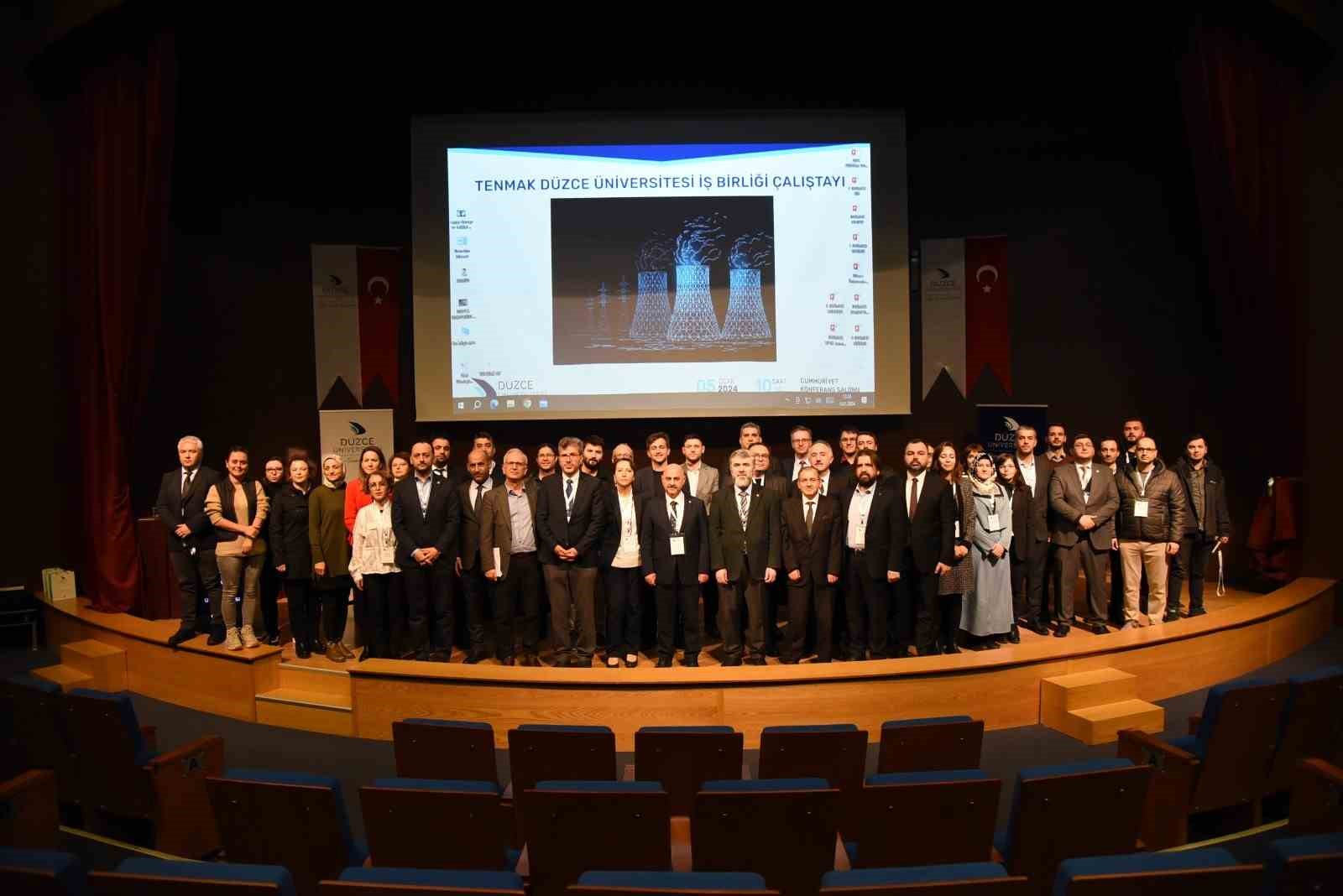 TENMAK-Düzce Üniversitesi iş birliği çalıştayı gerçekleştirildi