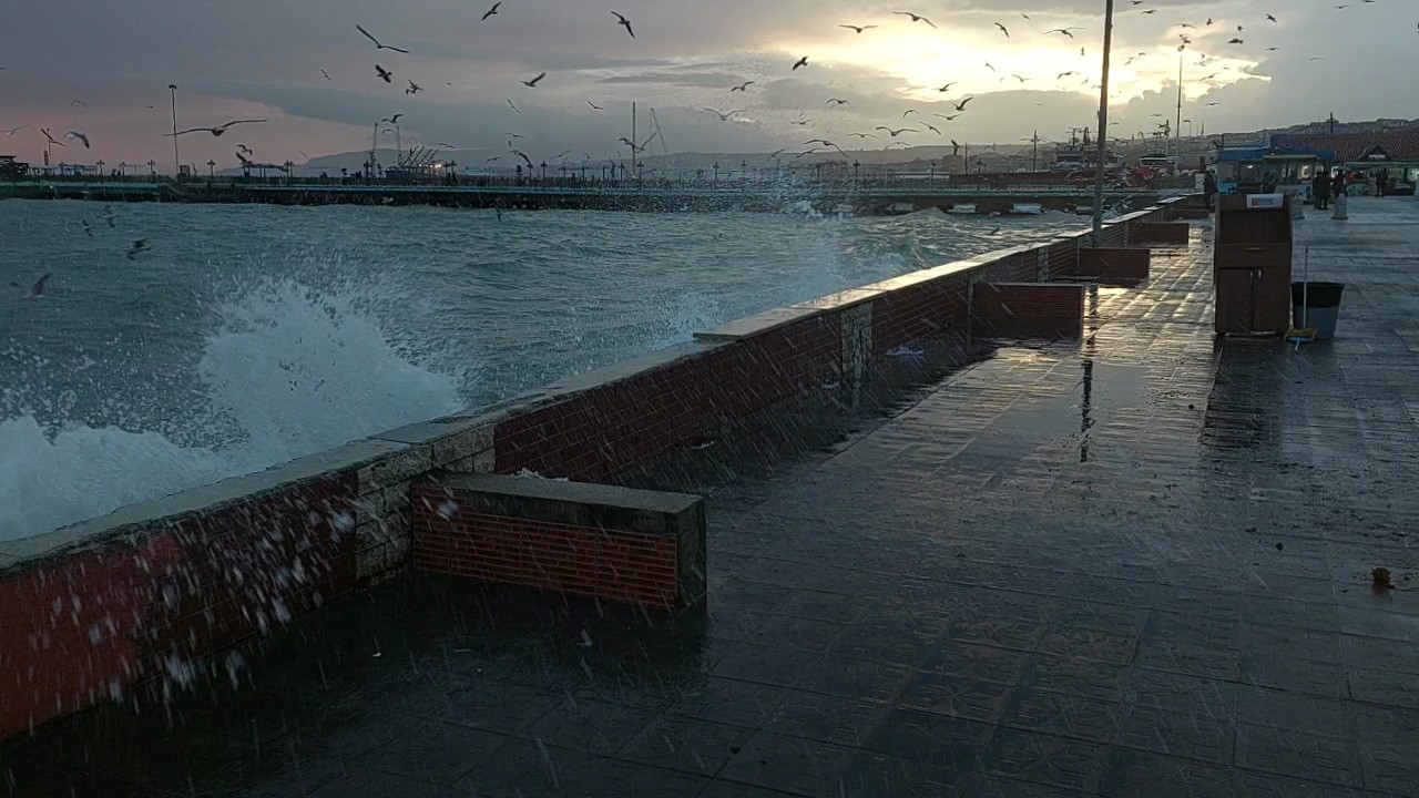 Tekirdağ’da şiddetli lodos