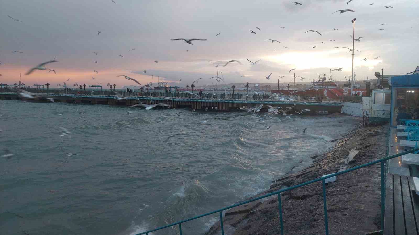 Tekirdağ’da şiddetli lodos
